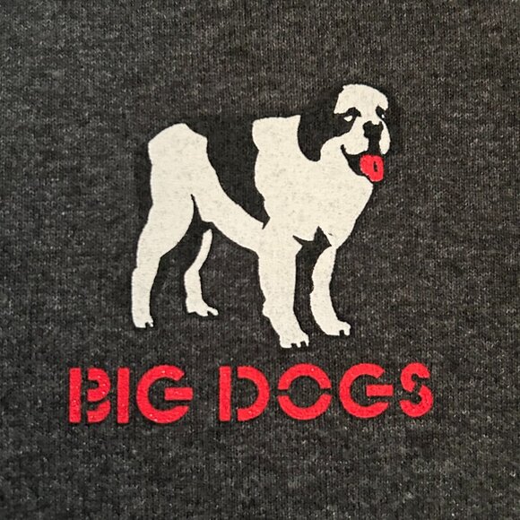 Big Dogs Other - BIG DOGS plus size dark gray short-sleeved graphic tee (3X)